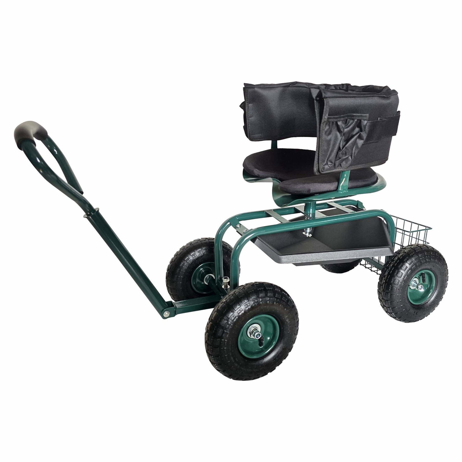 Rullande trädgårdsstol med förvaring och justerbar höjd | Hem & Hobby | Pryloteket