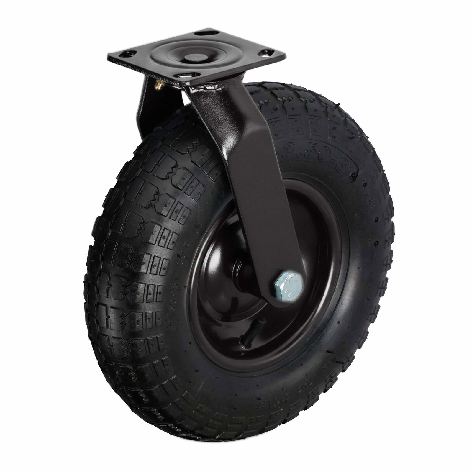 Pneumatisk drejehjul – kraftigt, 360 graders rotation