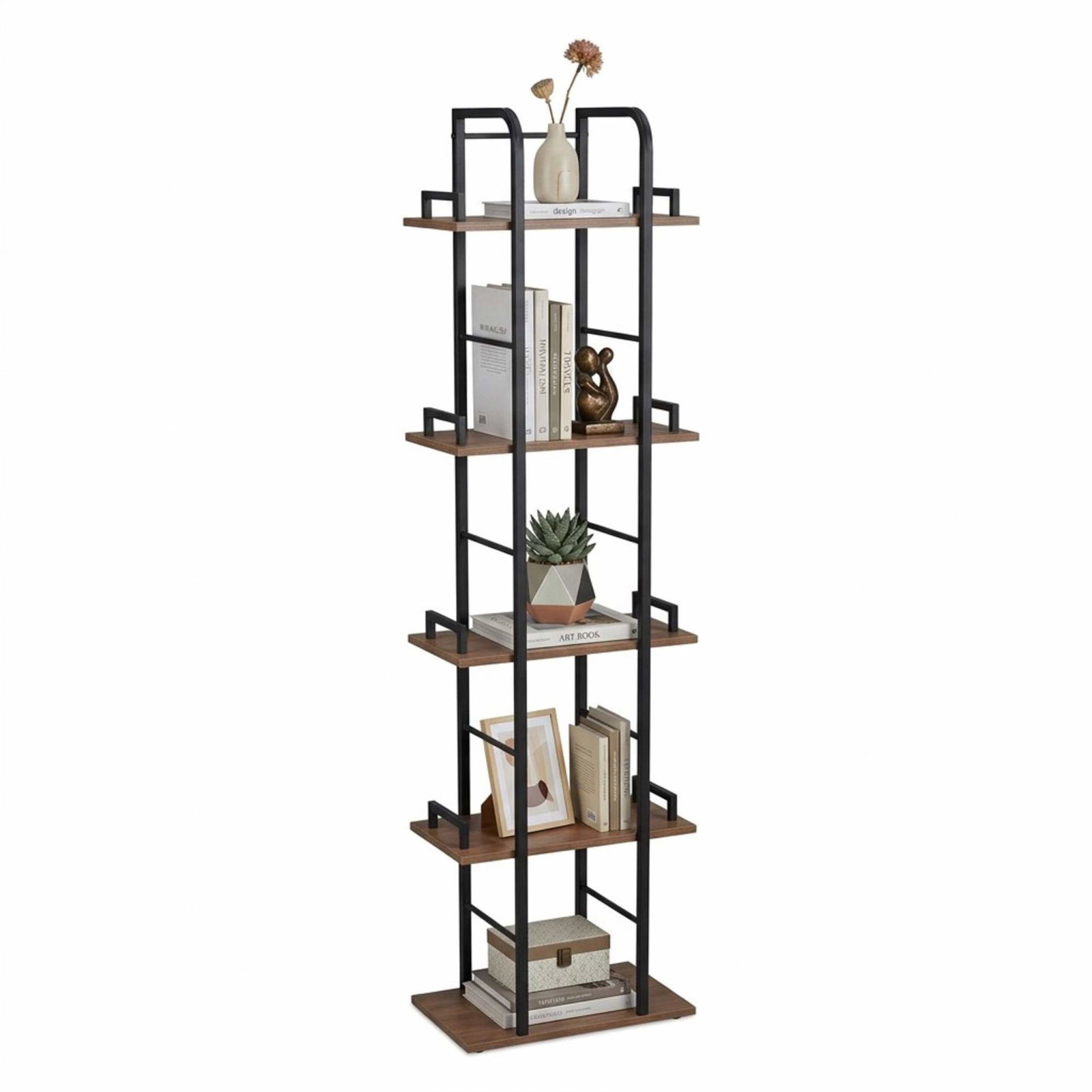 5-lags smal hylde – kompakt opbevaring til ethvert rum