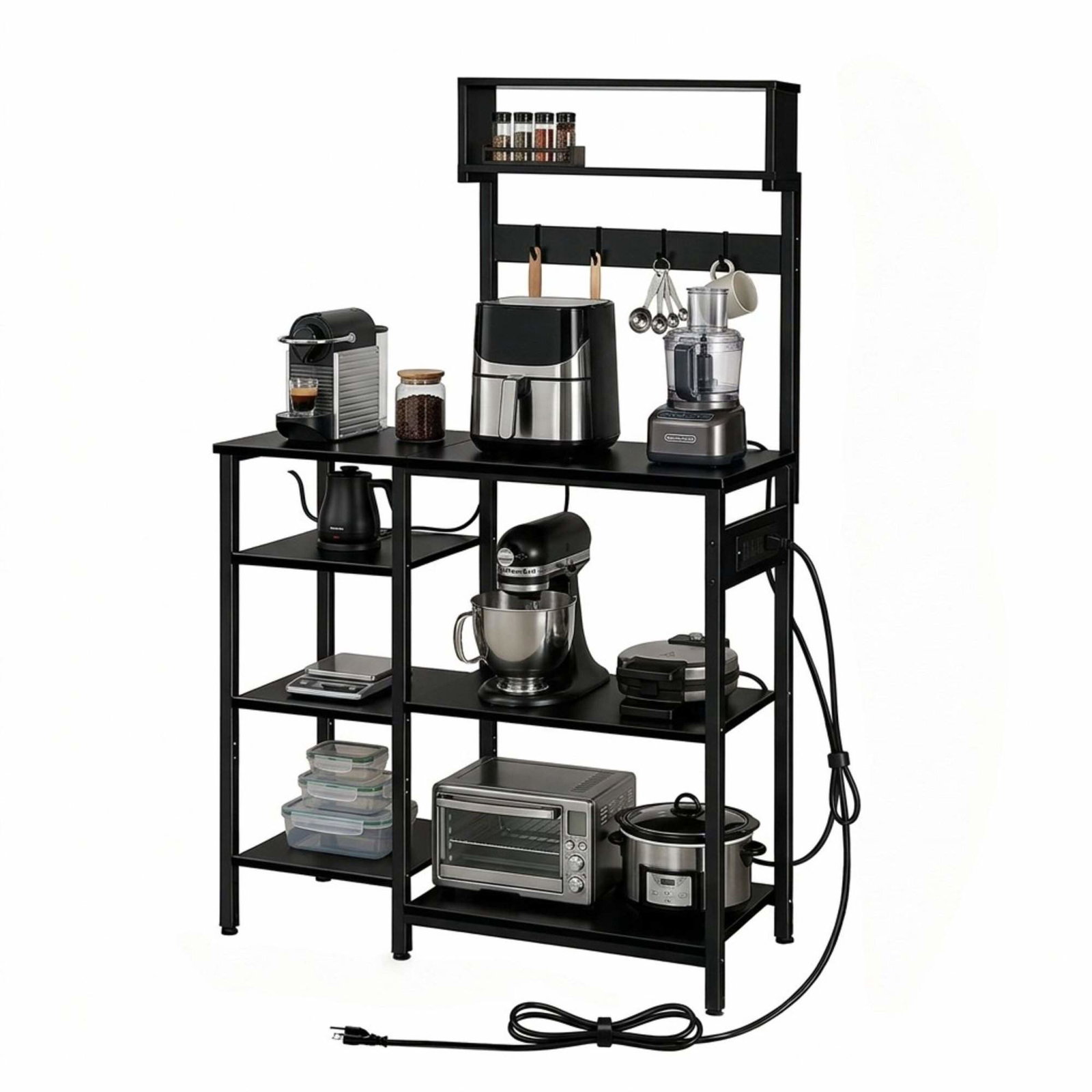 Kökshylla med eluttag – Flervånings, USB-portar | Hem & Hobby | Pryloteket