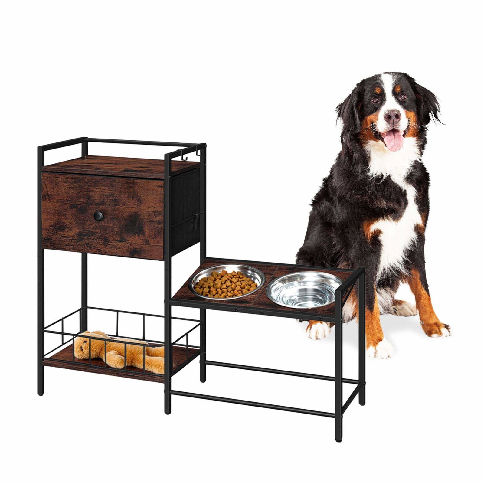 Hundmatningsstation med förvaring – Ergonomisk och robust | Hem & Hobby | Pryloteket