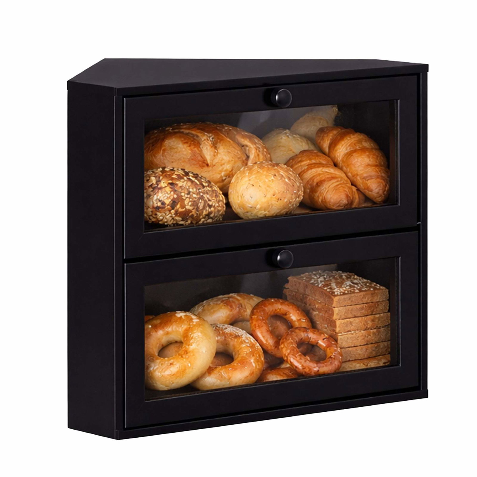 Bambuhörnbrödlåda – 2-våningar, platsbesparande design | Hem & Hobby | Pryloteket