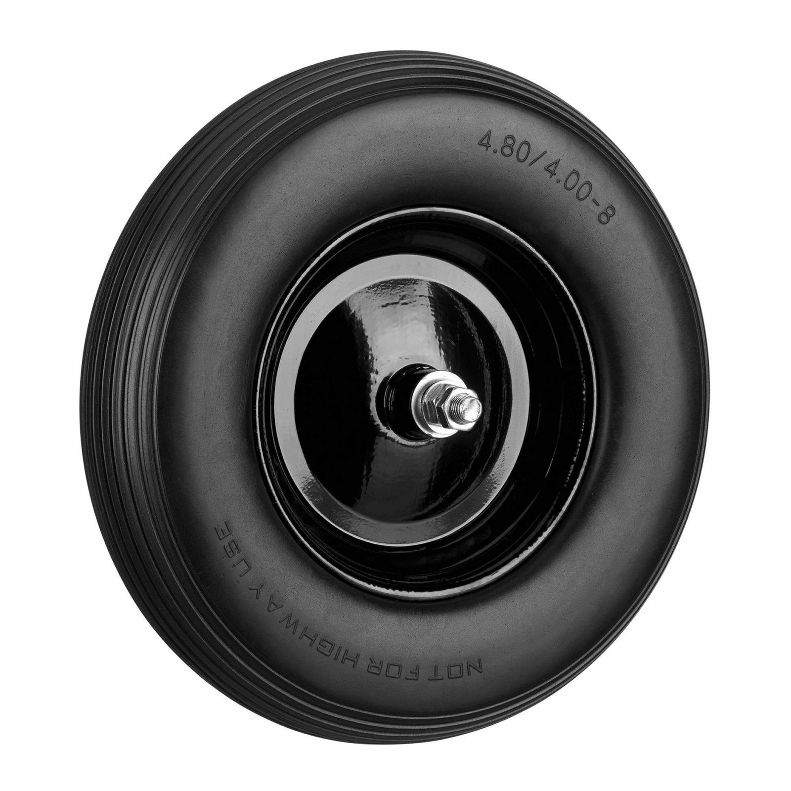 Massiva gummihjul 4.00-8 – Punkteringssäkra, lätta att skjuta | Hem & Hobby | Pryloteket