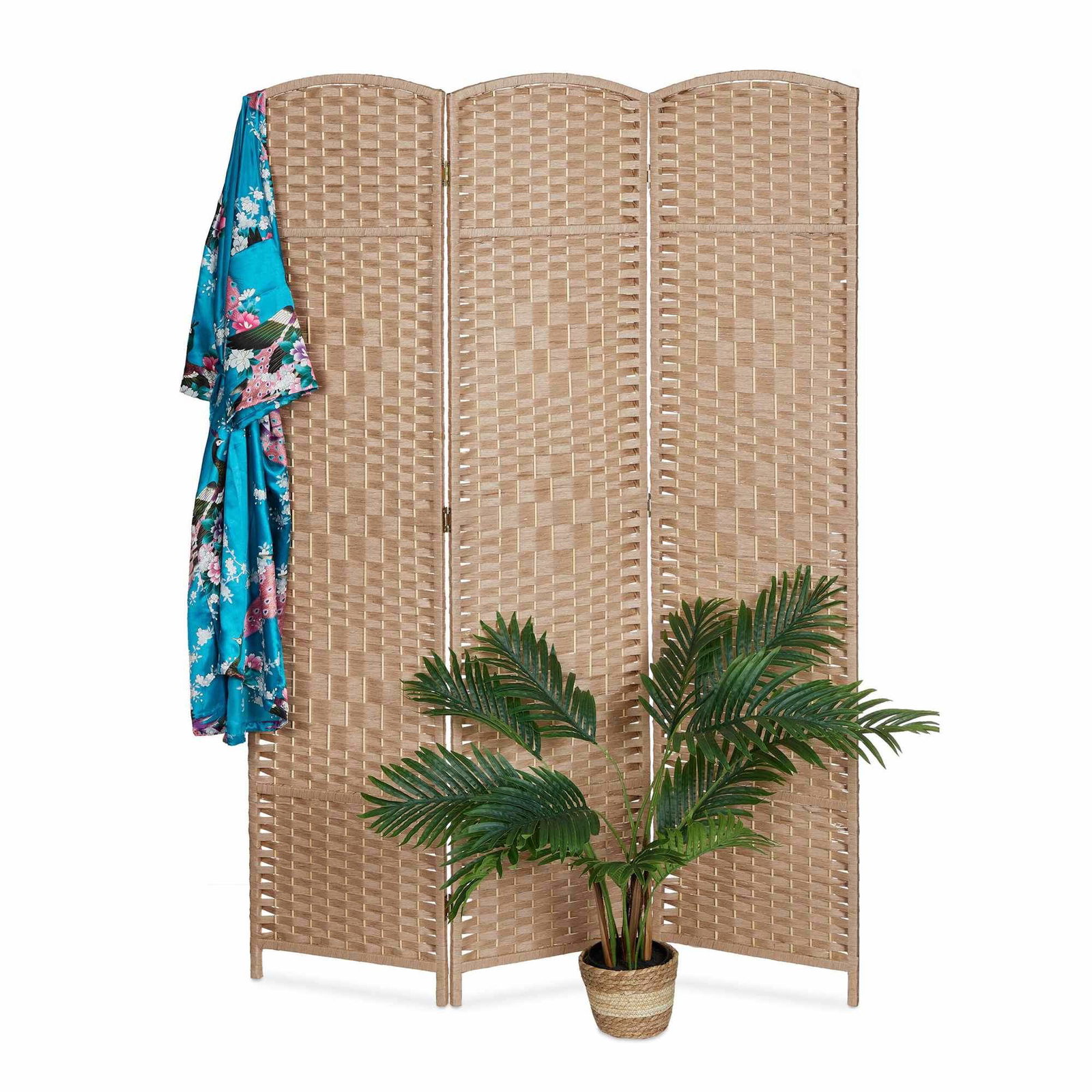 3-panels foldbar skærm – elegant rumdeler