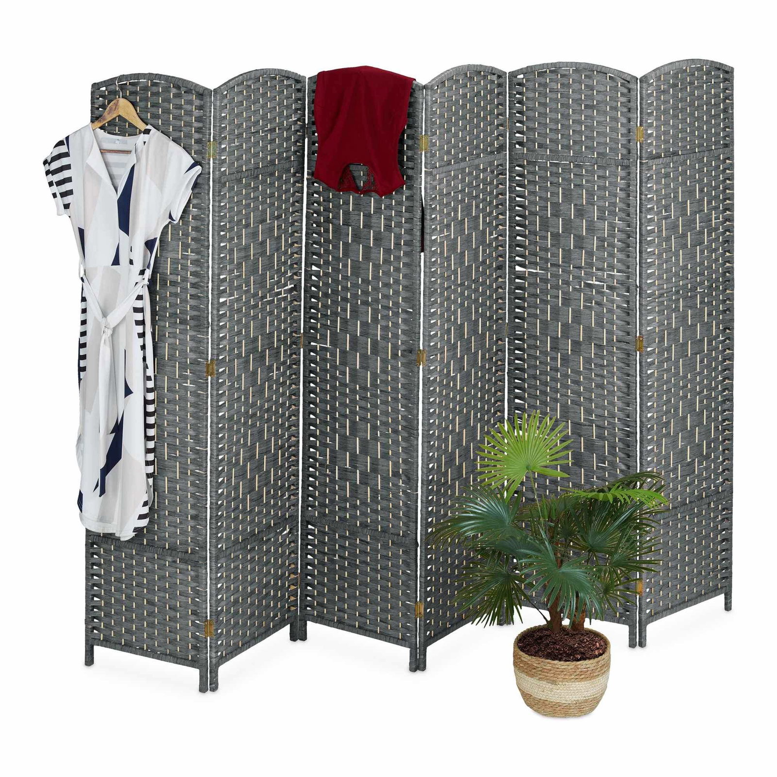 6-panelers vikskärm – elegant rumsavdelare | Hem & Hobby | Pryloteket