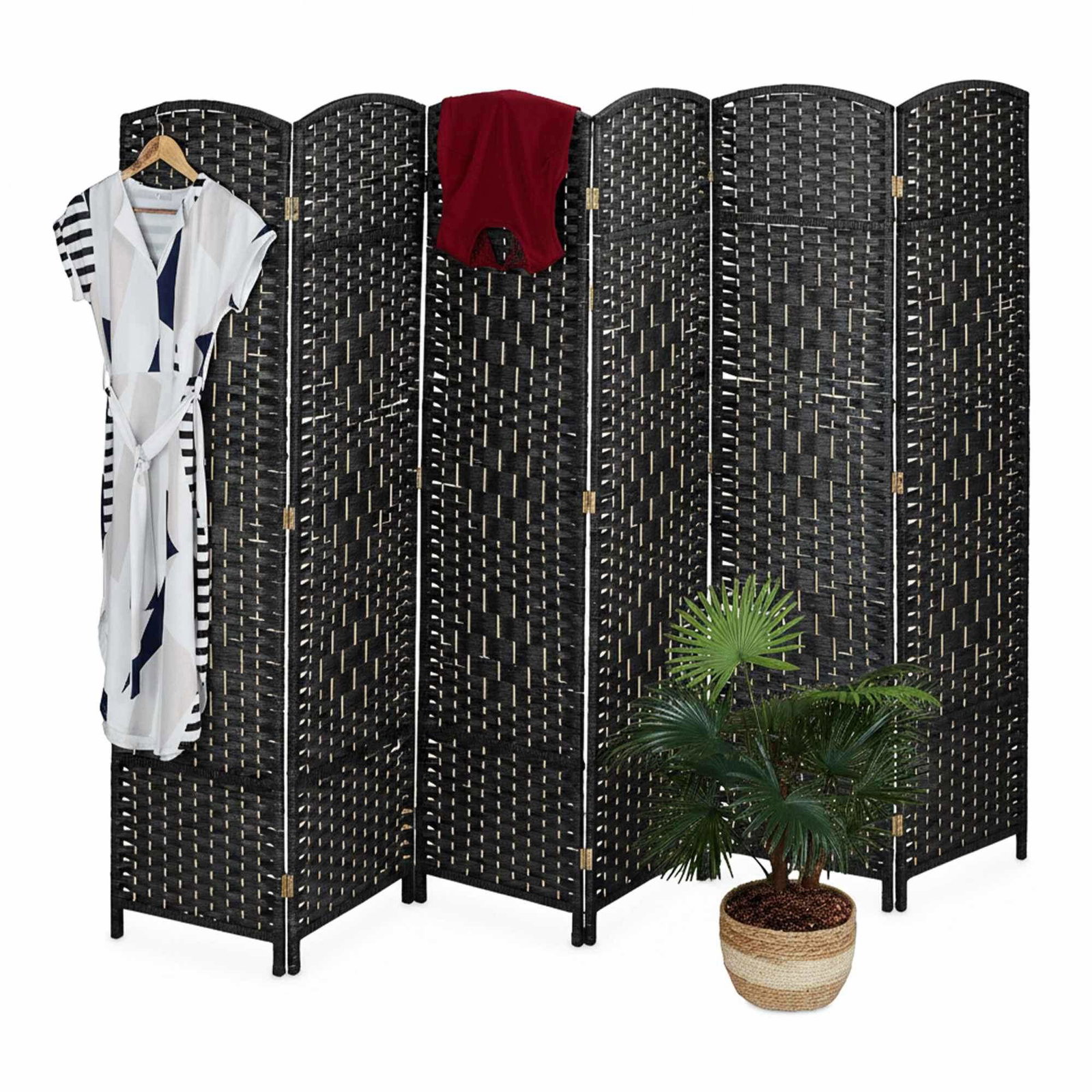 6-panelers vikskärm – elegant rumsavdelare | Hem & Hobby | Pryloteket