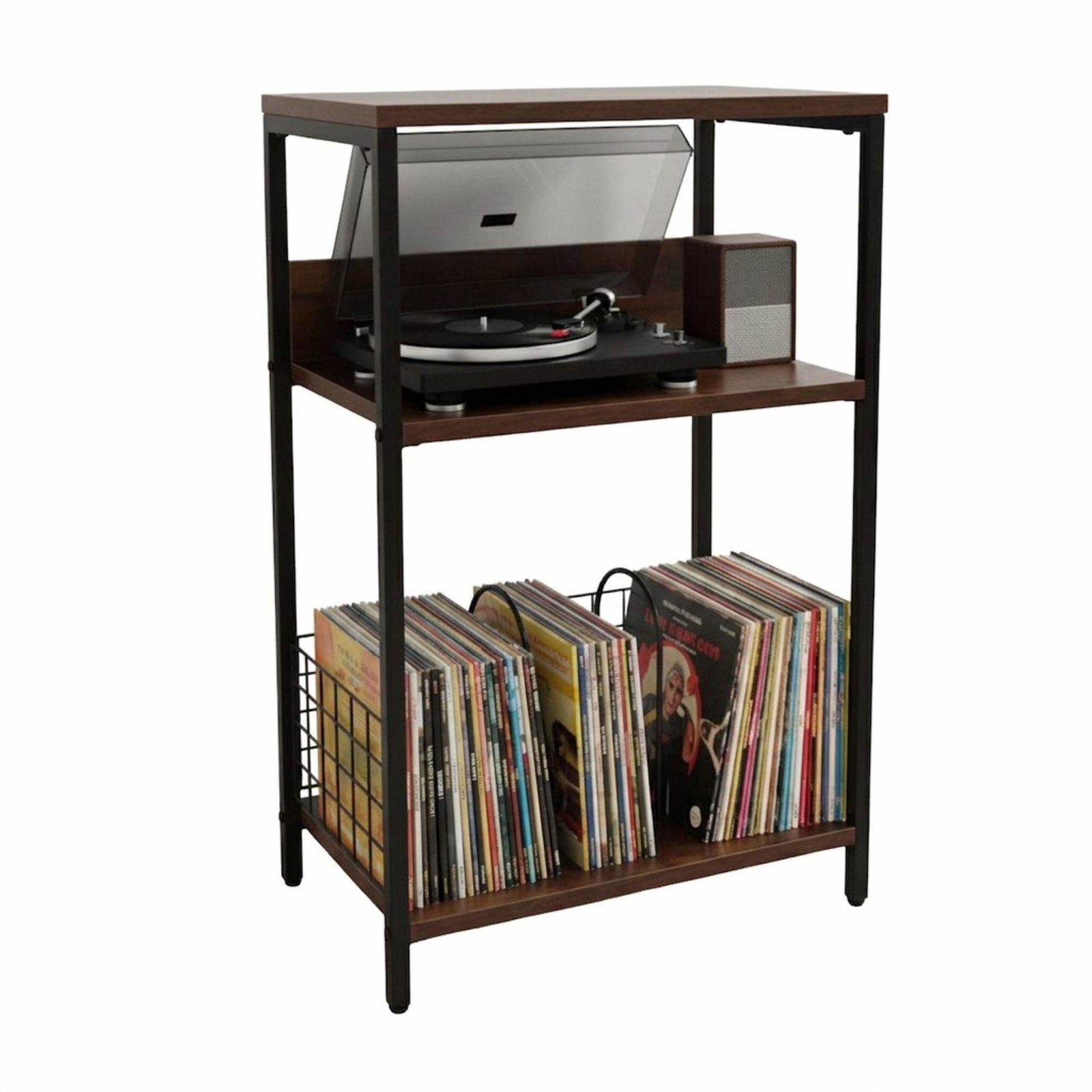 3-vånings vinylskivställ – Snygg förvaring och display | Hem & Hobby | Pryloteket