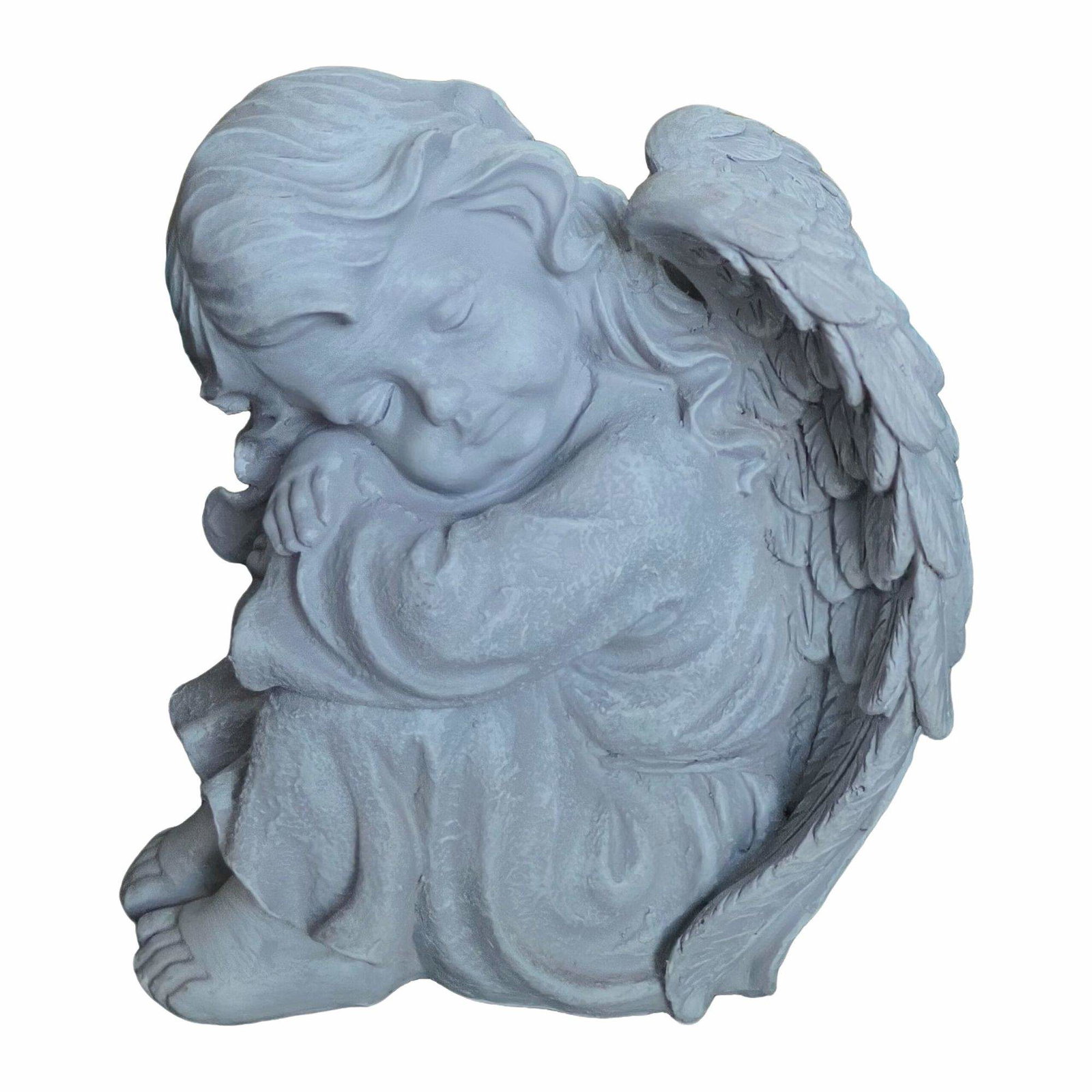 Sovande ängelstaty – 24 cm polyresin, väderbeständig | Hem & Hobby | Pryloteket