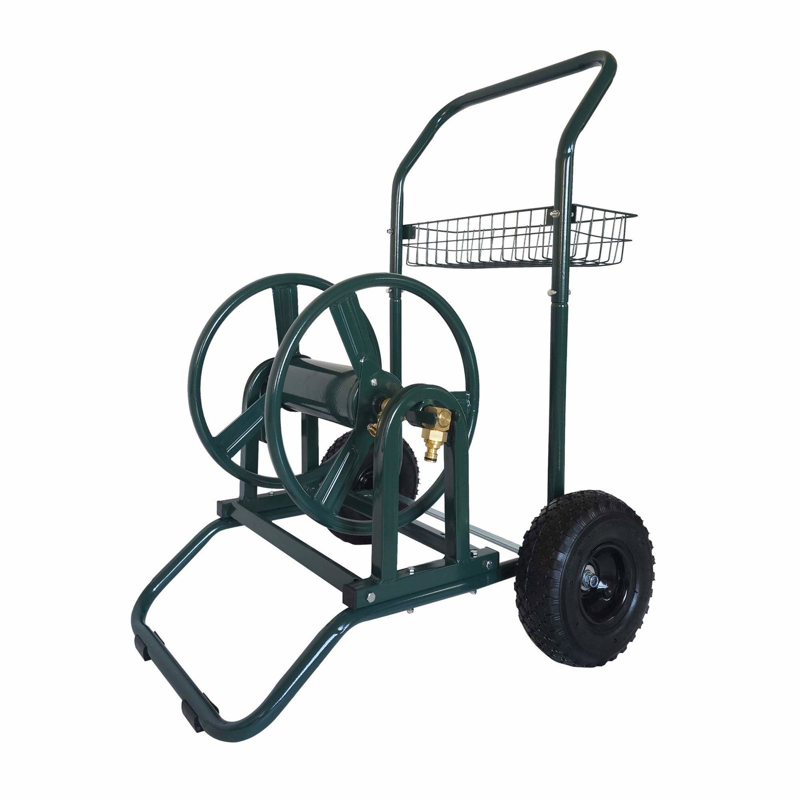 Haveslangevogn med hjul – 60 m metalrulle