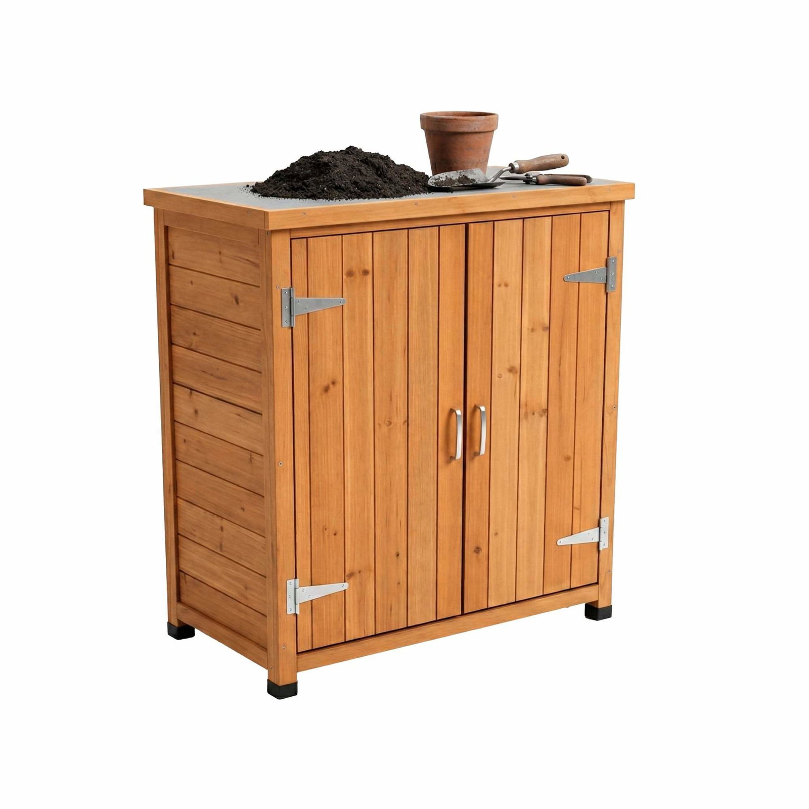 Trädgårdsbord med skåp – Lättskött arbetsyta | Hem & Hobby | Pryloteket