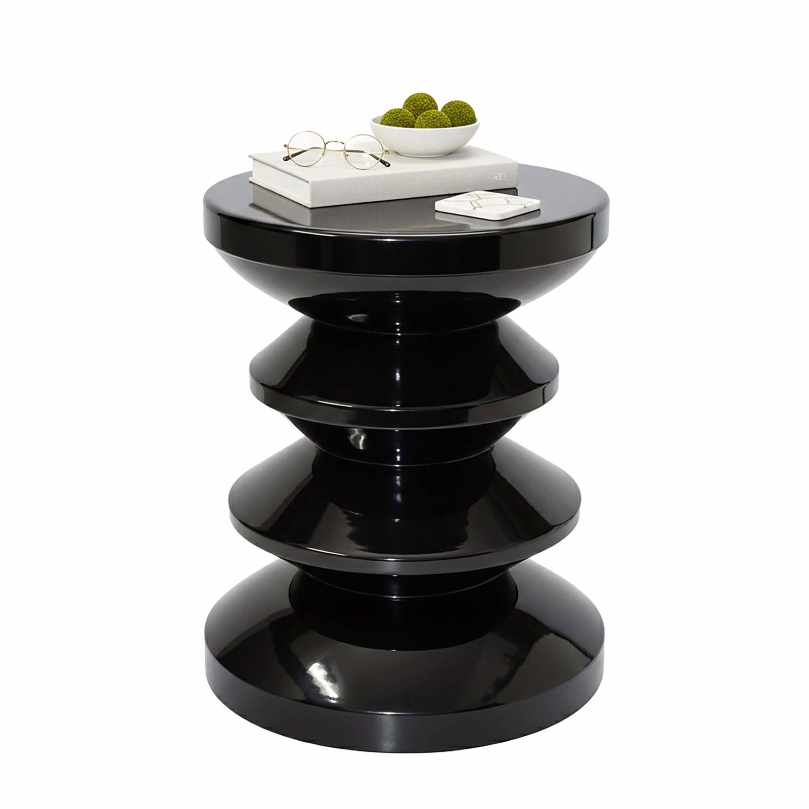 Zigzag sidobord och pall – mångsidig rymdåldersdesign | Hem & Hobby | Pryloteket