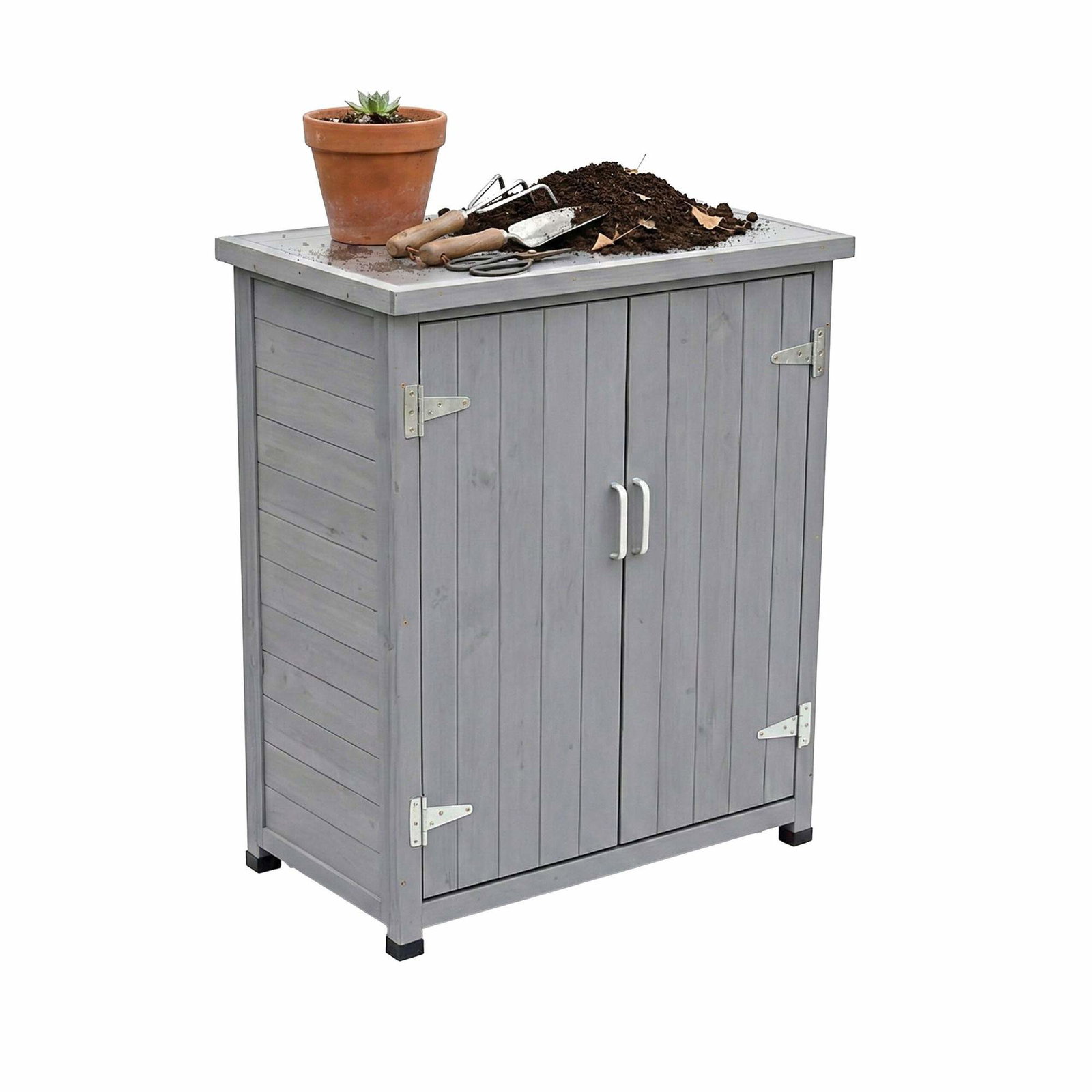 Trädgårdsbord med förvaringsskåp | Hem & Hobby | Pryloteket