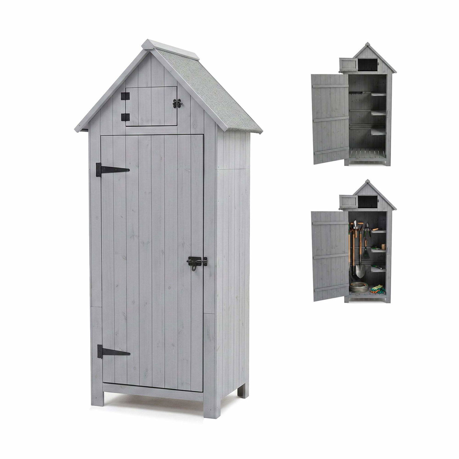 Trädgårdsskjul med hyllor – Väderbeständig förvaring | Hem & Hobby | Pryloteket