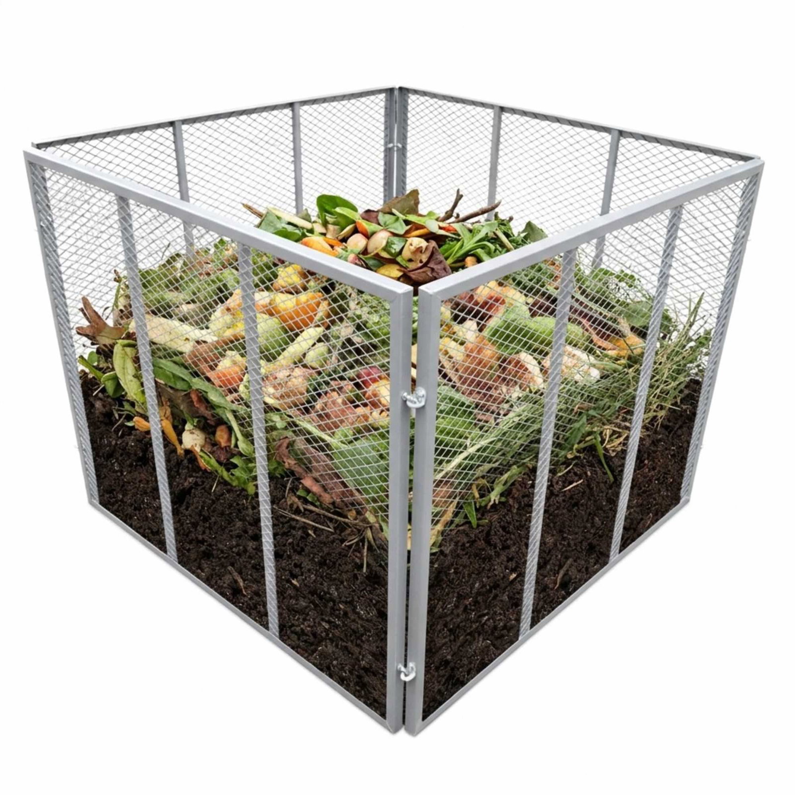Stålkompostbehållare – 800L XXL lövkomposter | Hem & Hobby | Pryloteket