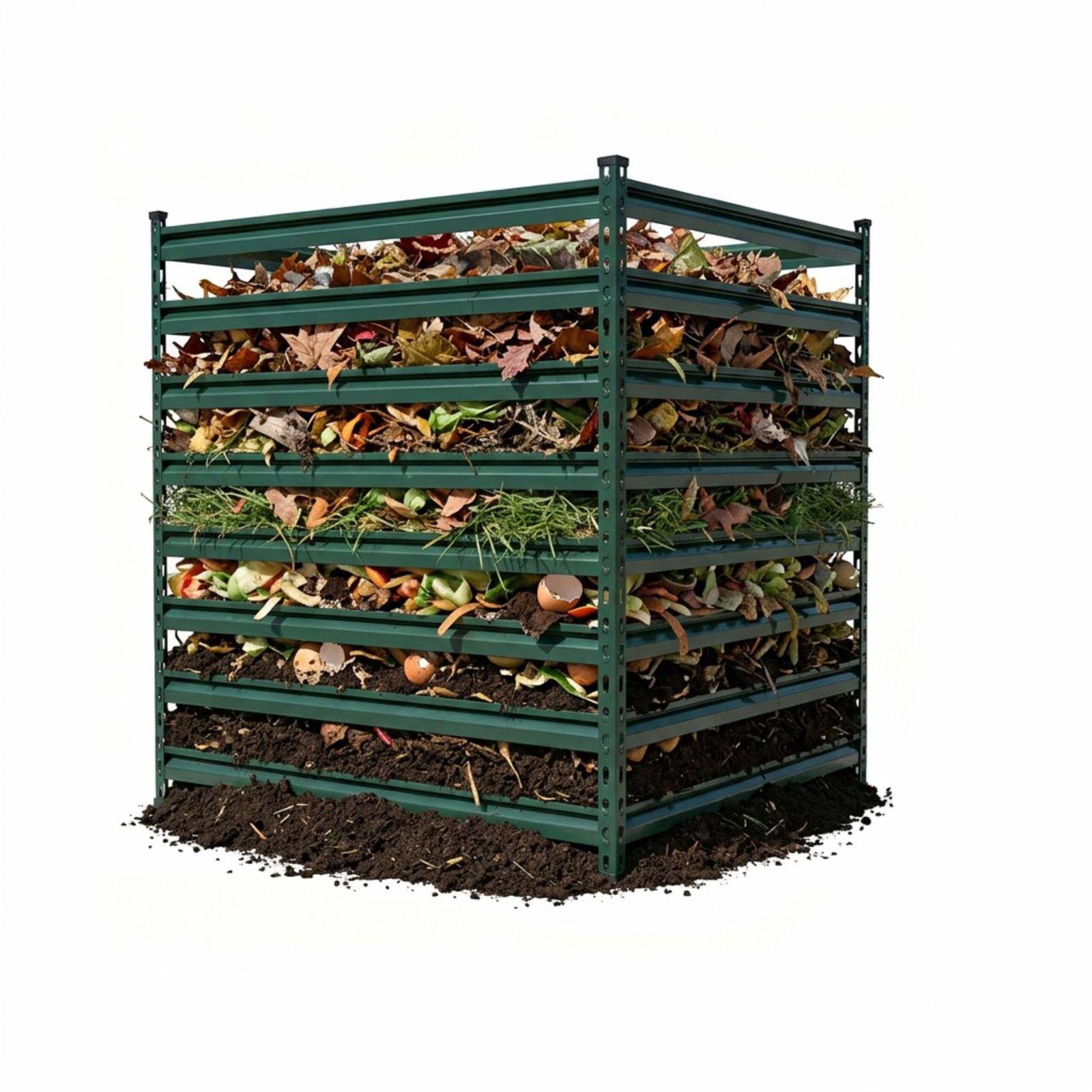 Stålhavekomposter – Åben lamel, nem montering