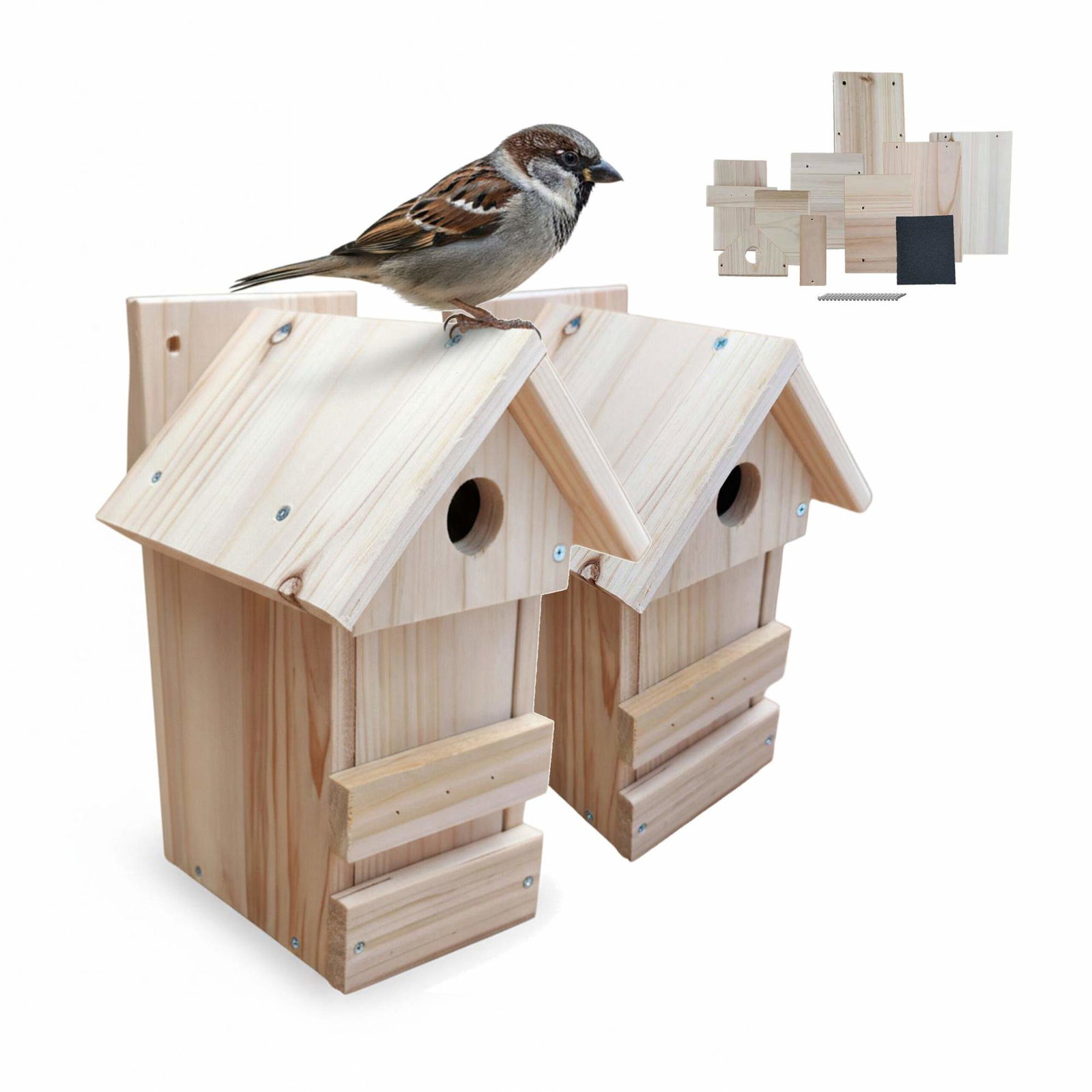 Gör-det-själv träholkar – set med 2, enkel montering | Hem & Hobby | Pryloteket