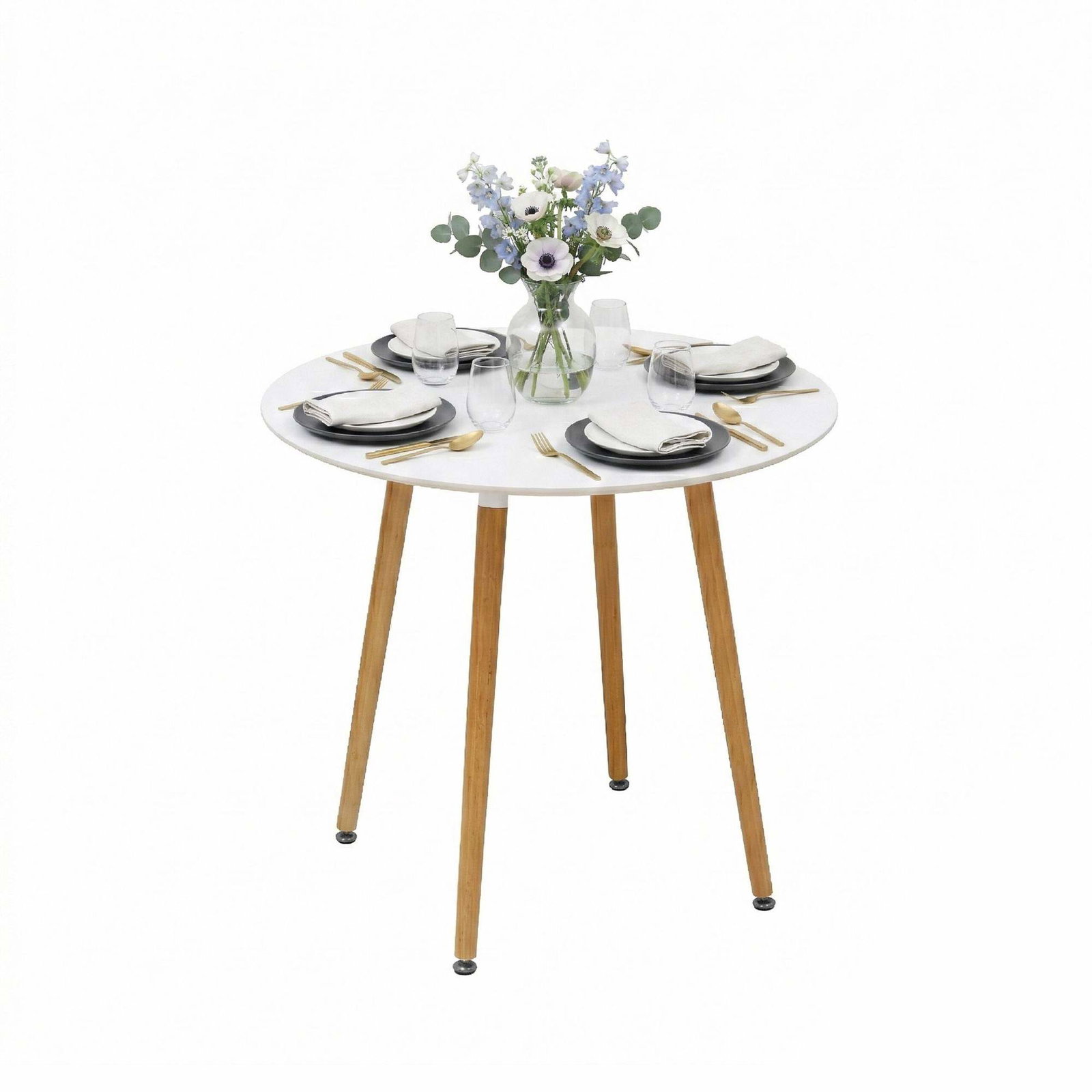 Runt matbord – bambuben, plats för 4 | Hem & Hobby | Pryloteket