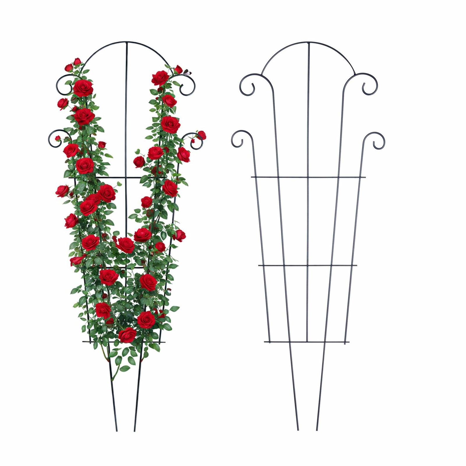 Vintage metal rose espalier – Kompakt haveelement