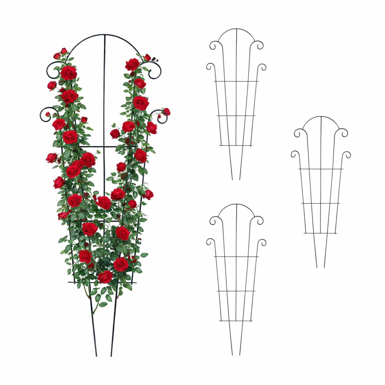 Vintage metal rose espalier – Kompakt haveelement
