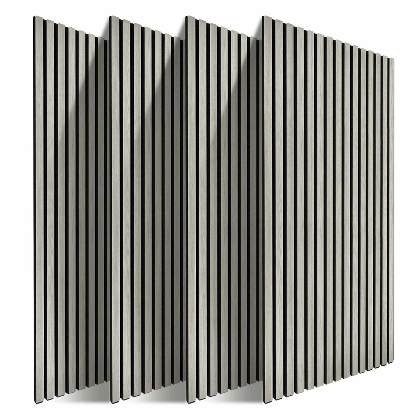 Akustiske vægpaneler, 120x60 cm, træfinérdesign