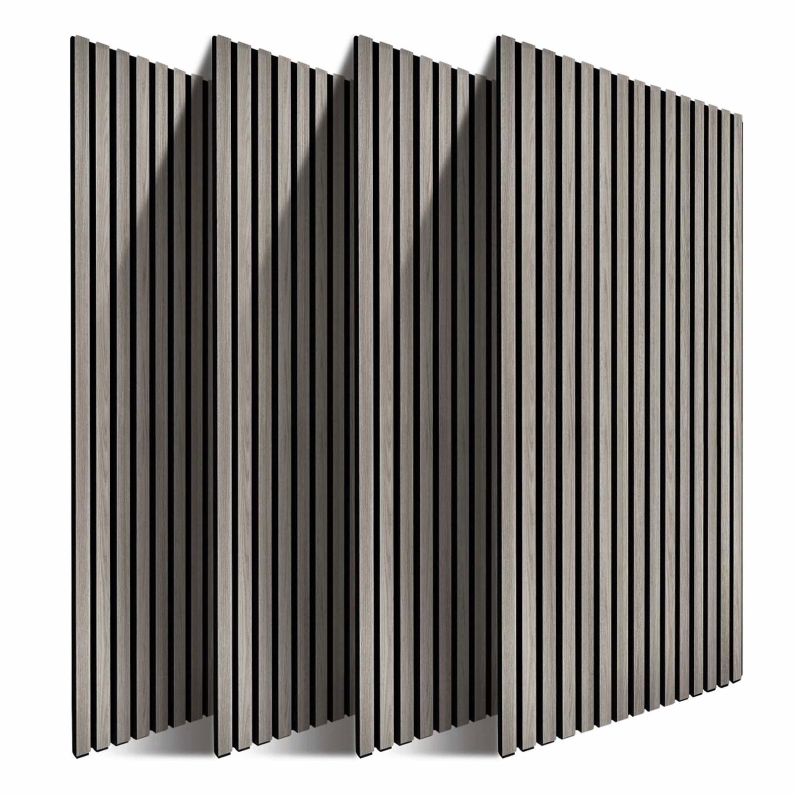 Akustiske vægpaneler – 120x60 cm, lydabsorberende trædesign