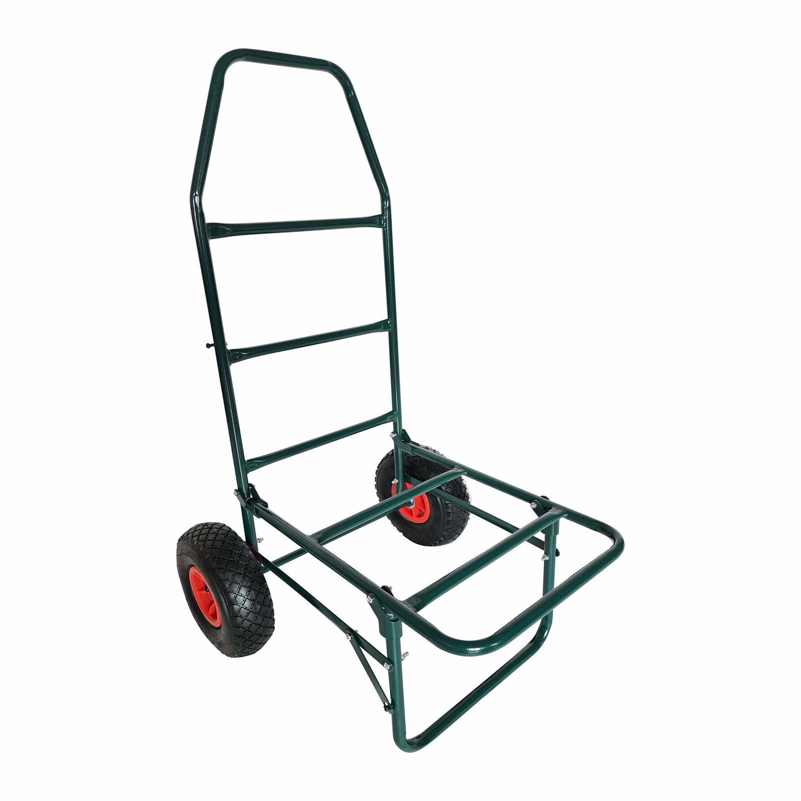 Sammenklappelig transportvogn – 80 kg kapacitet, luftgummihjul