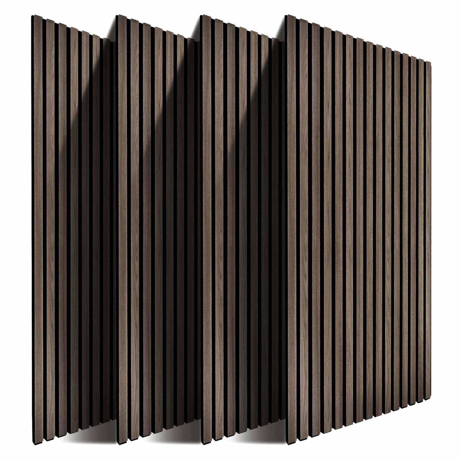 Akustiske vægpaneler, 120x60 cm, træfiner