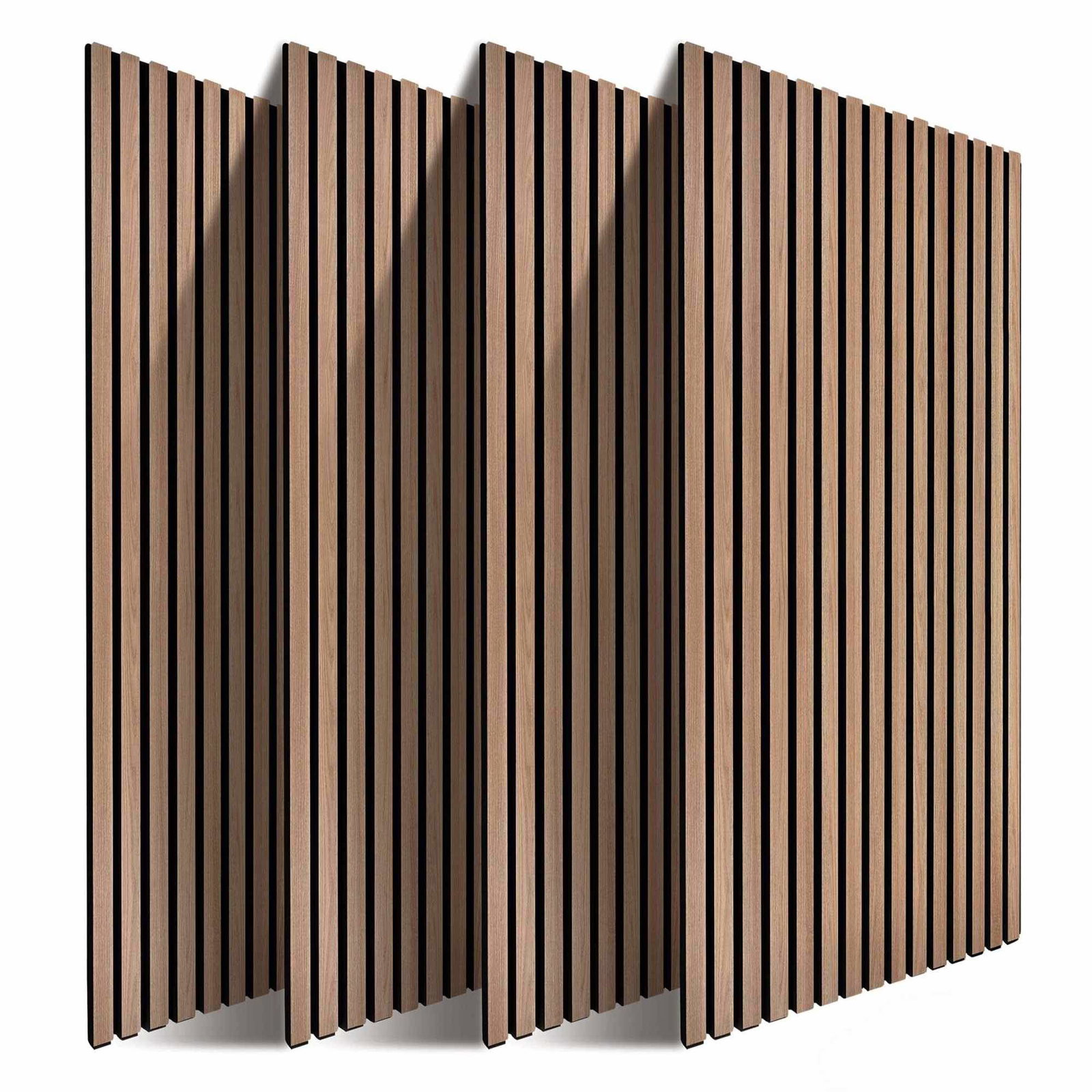 Akustiske vægpaneler – 120x60 cm, træfinérdesign