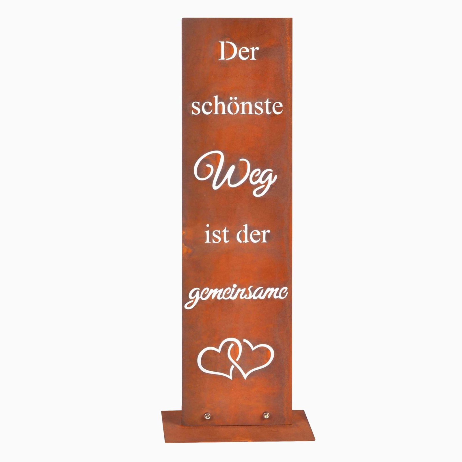 Corten stål haveskilt – Rustik, vejrbestandig indretning