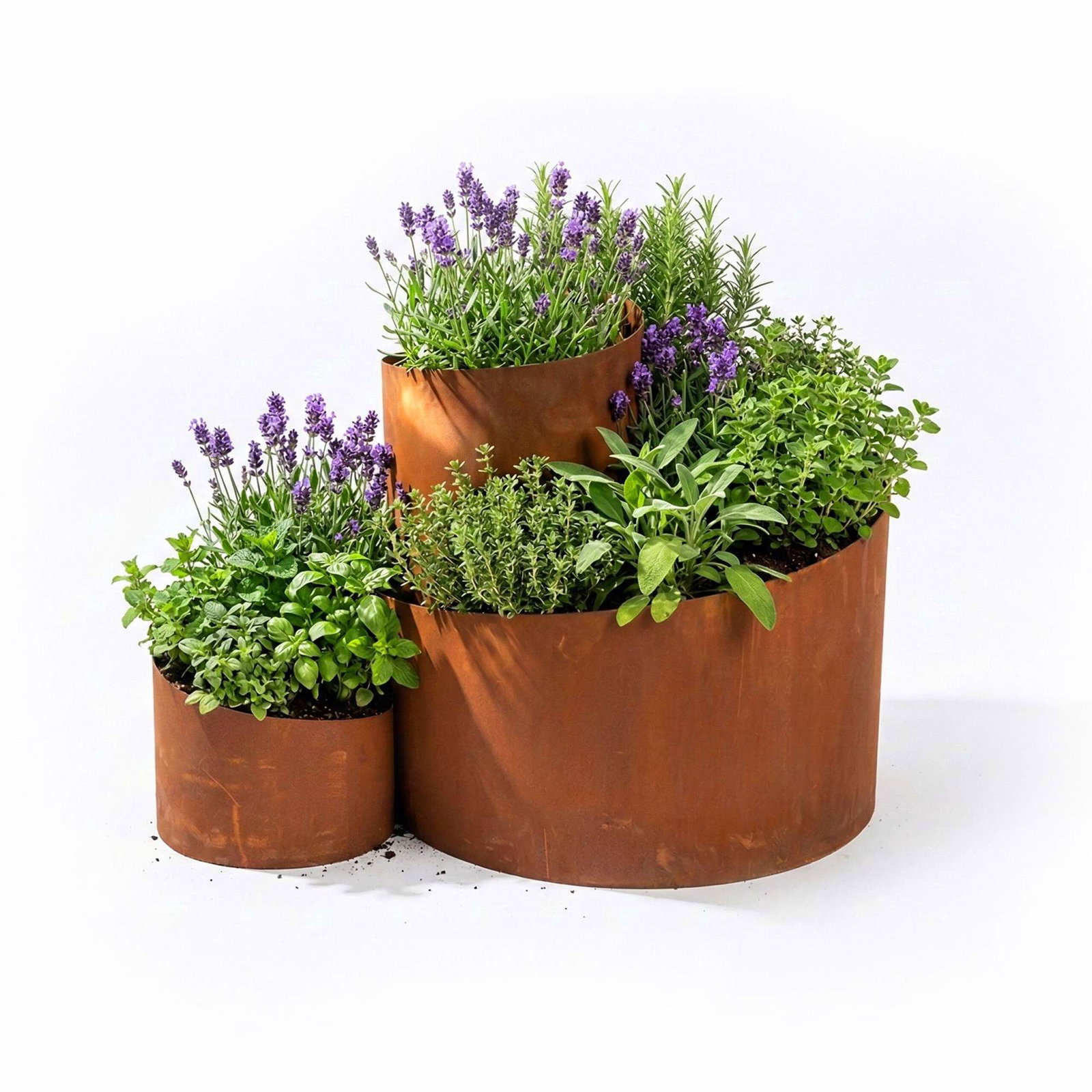 Stålurtepyramide – Pladsbesparende vertikal haveplantekasse