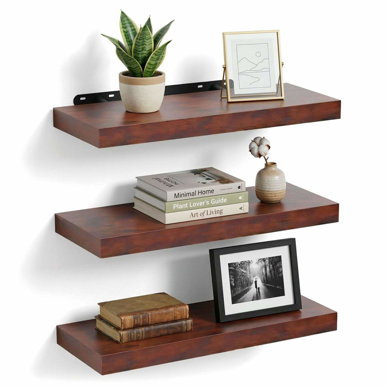 Vägghyllor Set – Växter, foton, prydnadsföremål | Hem & Hobby | Pryloteket