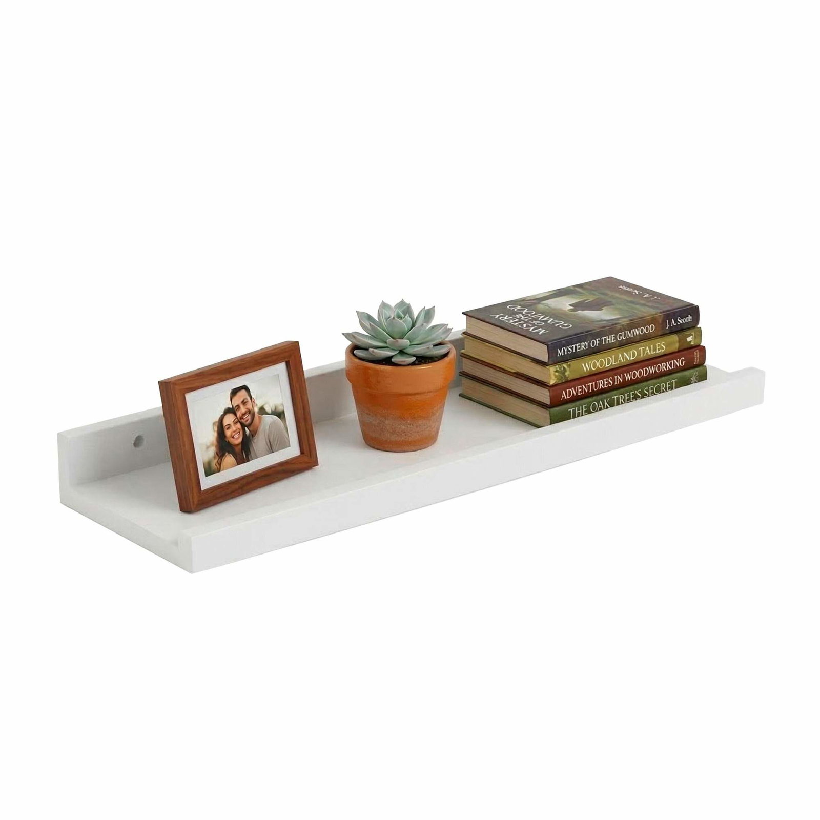 Vägghylla i valnöt – Mångsidig tavel- och kryddhylla | Hem & Hobby | Pryloteket