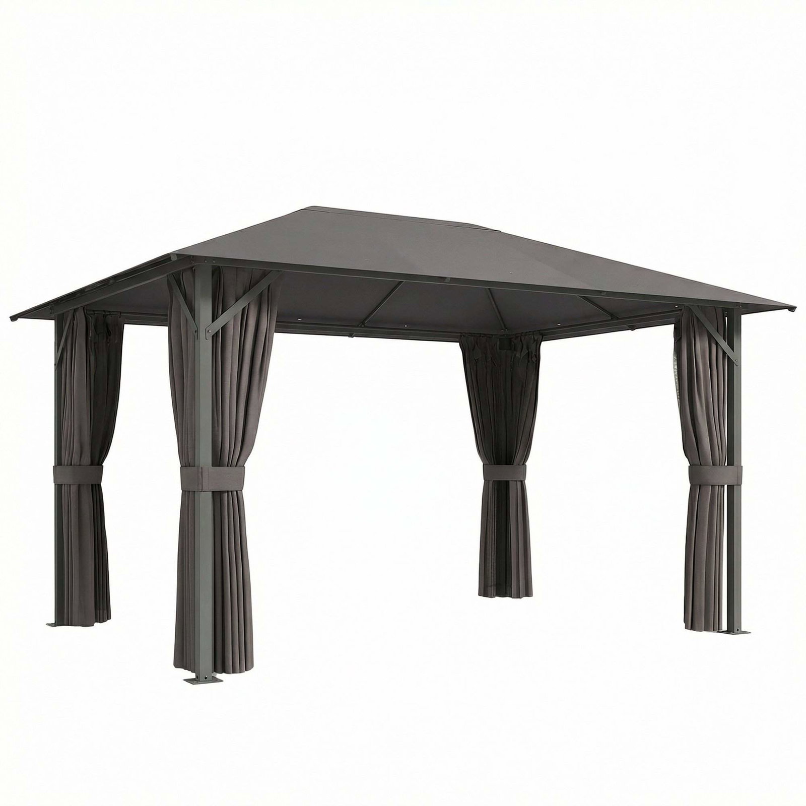 4x3m havepavillon – vandafvisende, myggenet