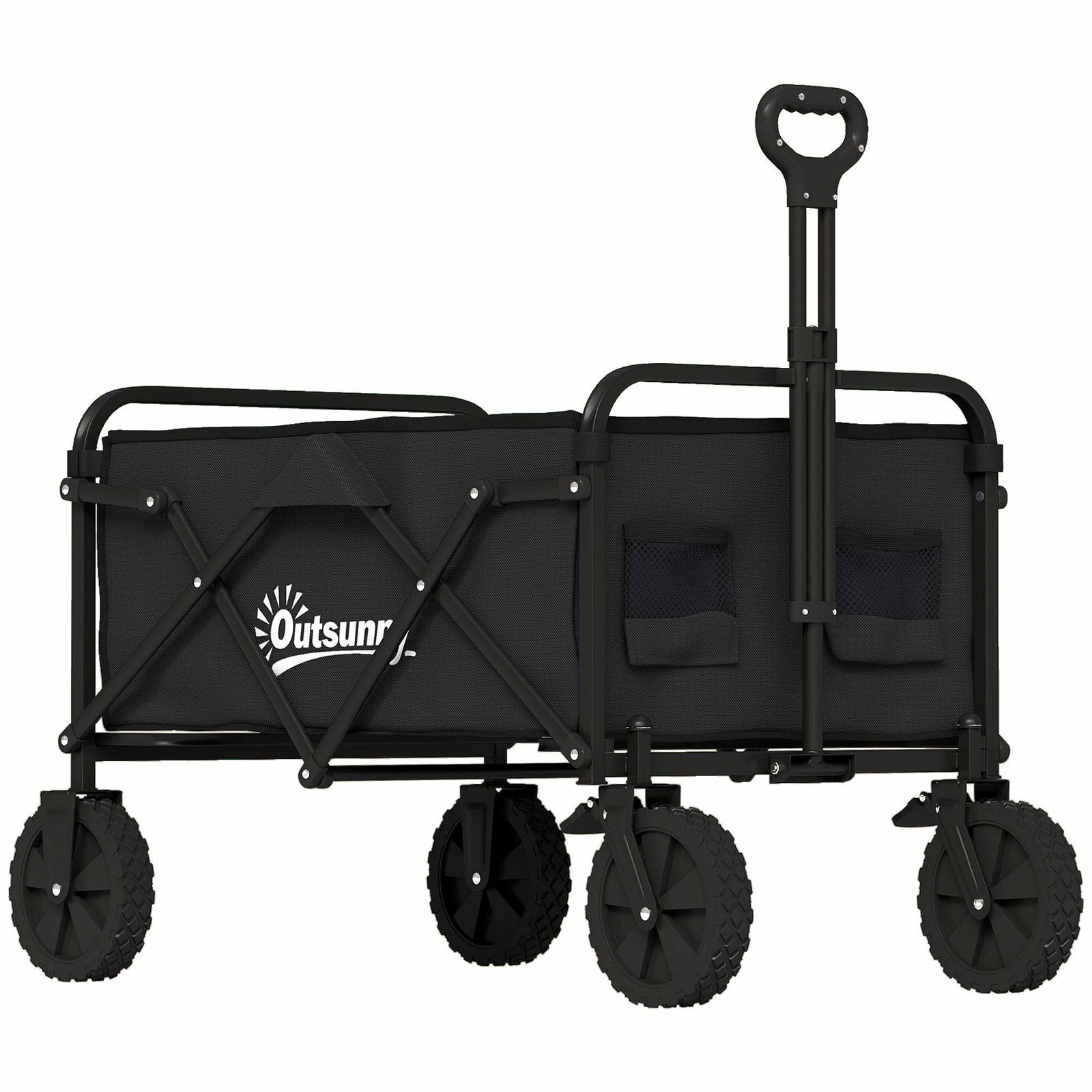 Hopfällbar vagn med justerbart handtag – 80 kg kapacitet | Hem & Hobby | Pryloteket