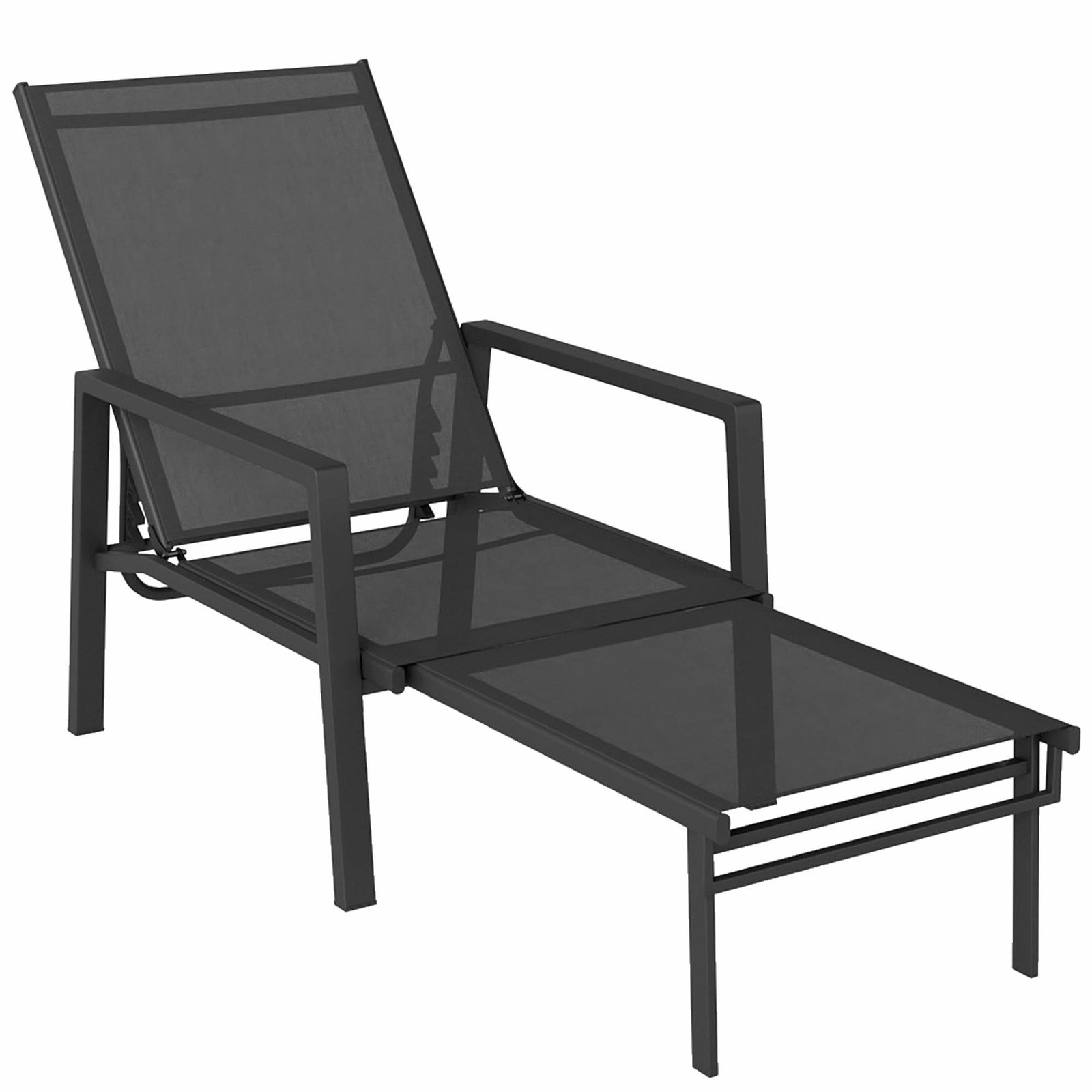 Hopfällbar solsäng för utomhusbruk – justerbar, ventilerande nät | Hem & Hobby | Pryloteket