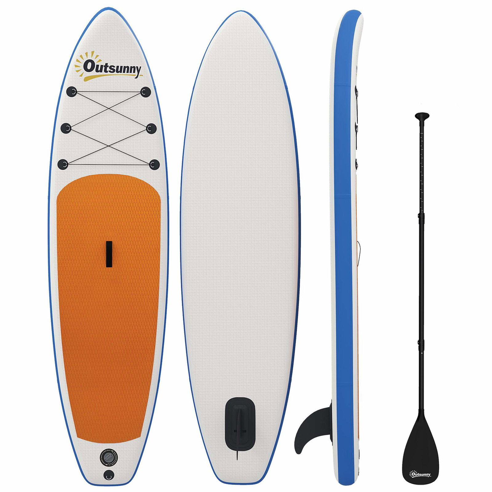 Oppusteligt SUP-boards��t – 305 cm, pagaj og finne inkluderet