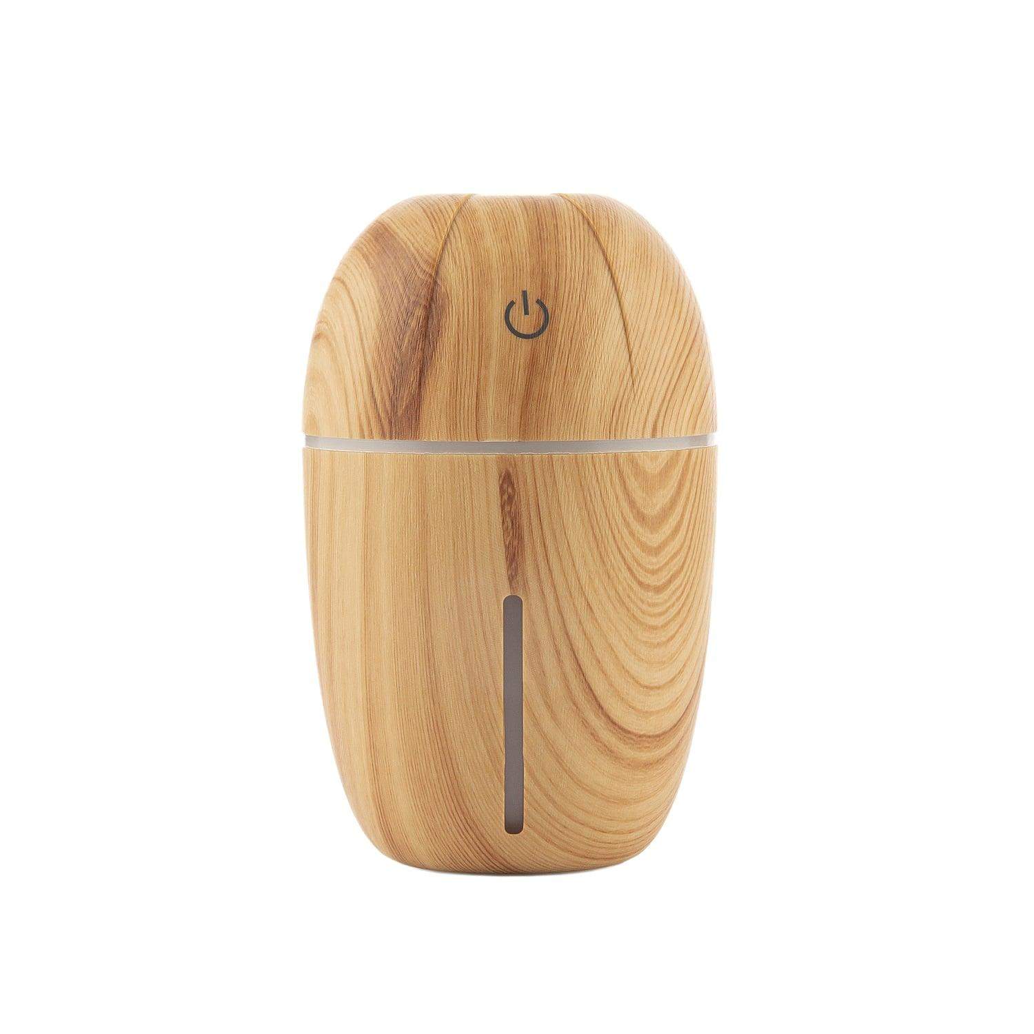 Mini diffuser med mulighed for aroma - honey pine look