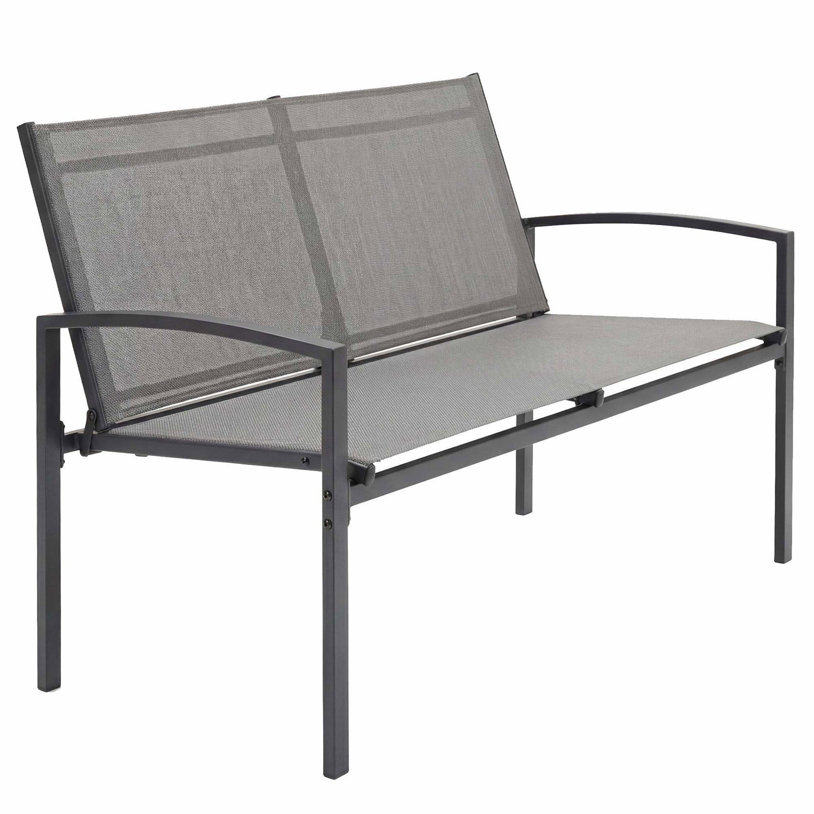Utomhusbänk i metall – väderbeständig, andningsbar, ergonomisk | Hem & Hobby | Pryloteket