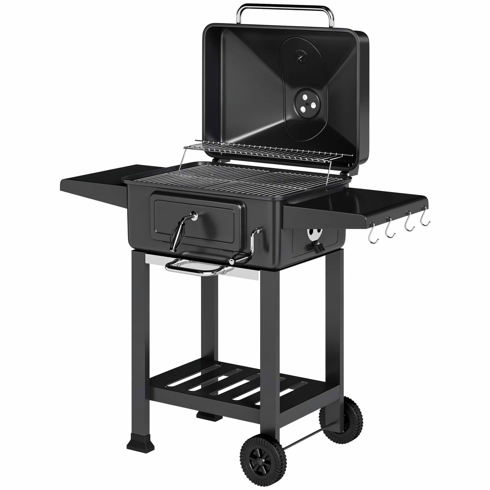 Kolgrill med justerbar värme och rökfunktion | Hem & Hobby | Pryloteket