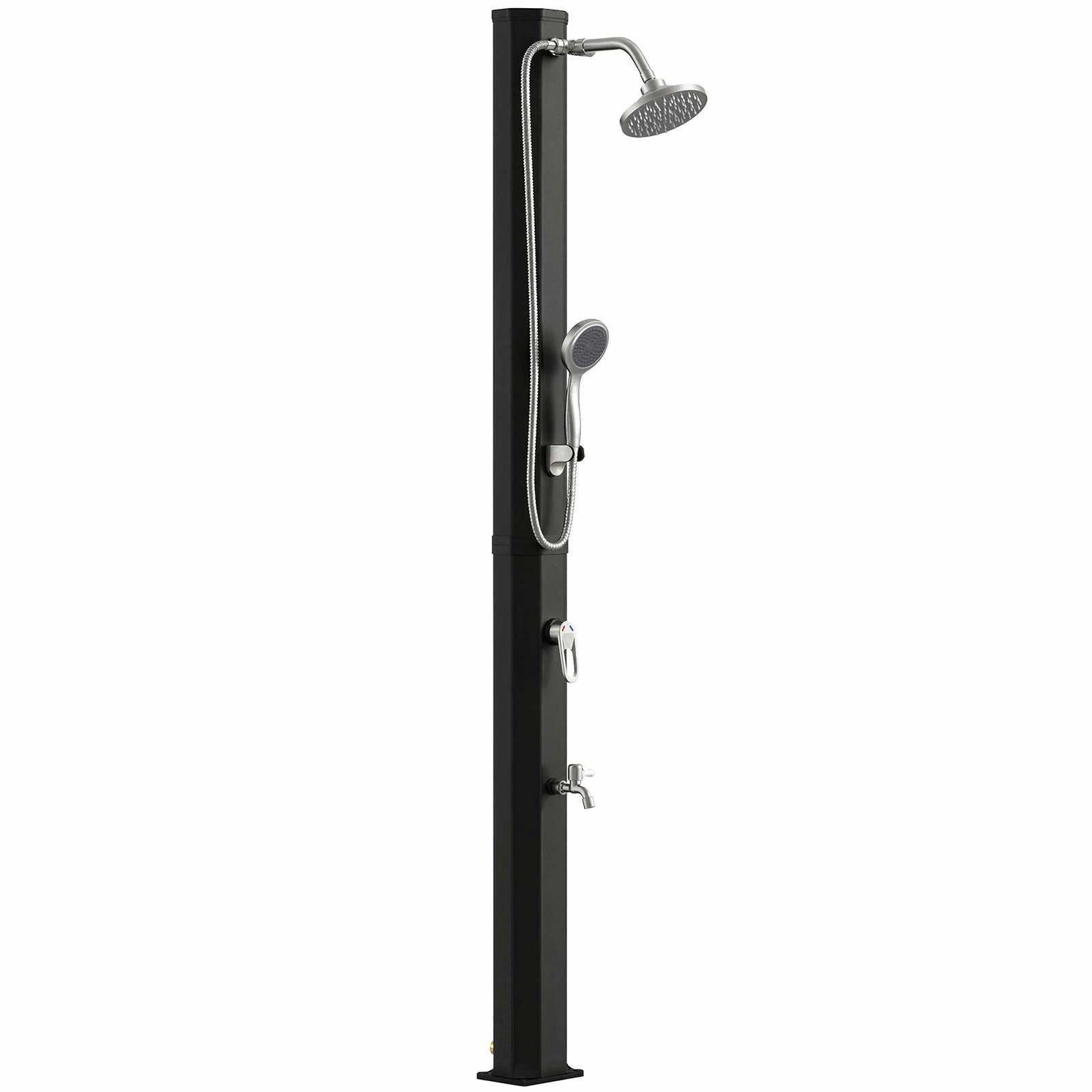 Solcelledrevet havebruser 35L – Frostbeskyttelse, dobbelte brusehoveder