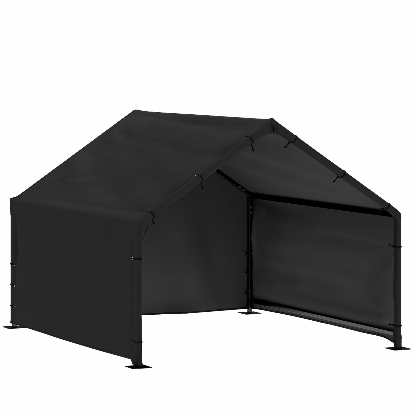Udendørs hundehus – Vejrbestandigt, UV-bestandigt, 125x110x93 cm