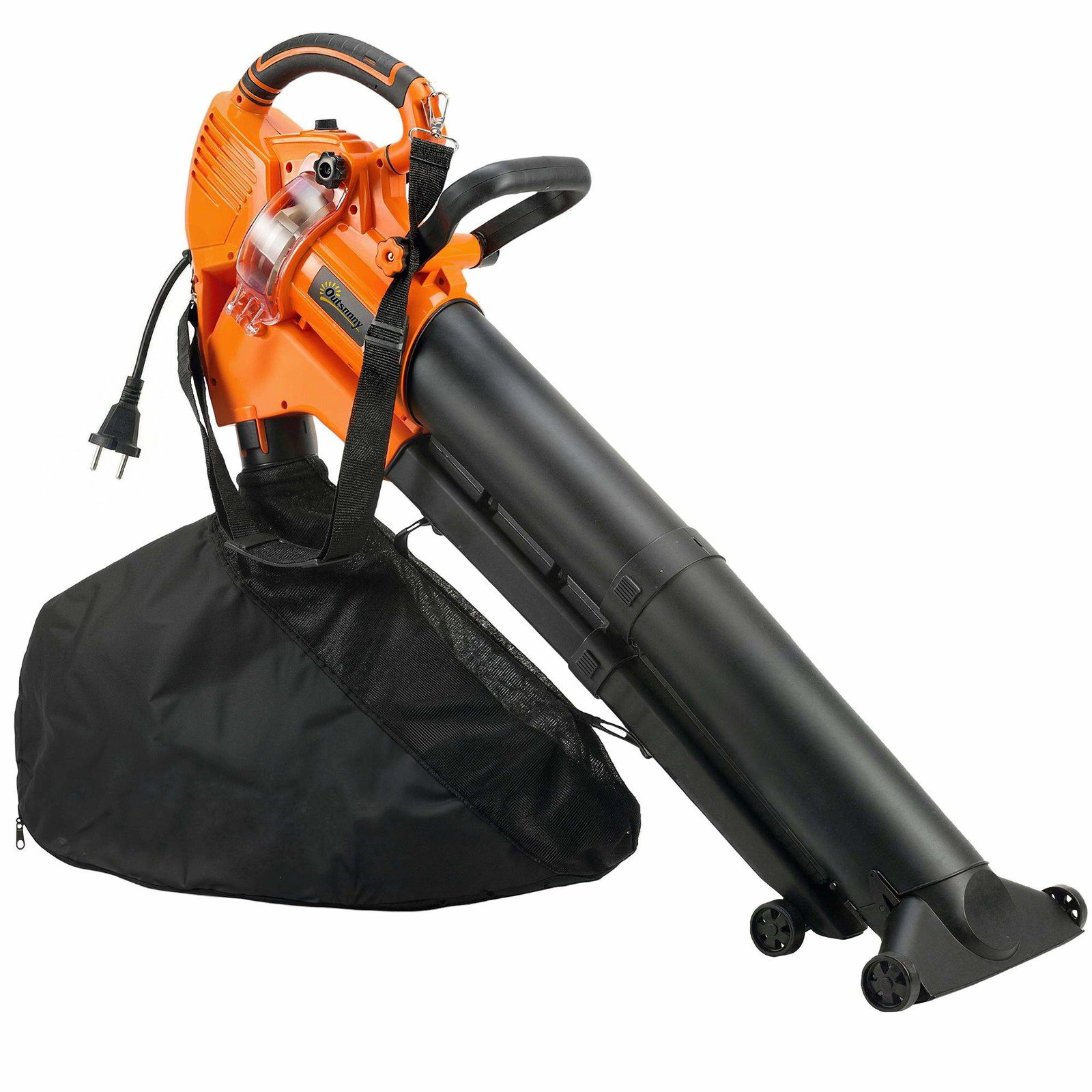 3000W løvblæserstøvsuger – 3-i-1, 40L pose, 4 hjul