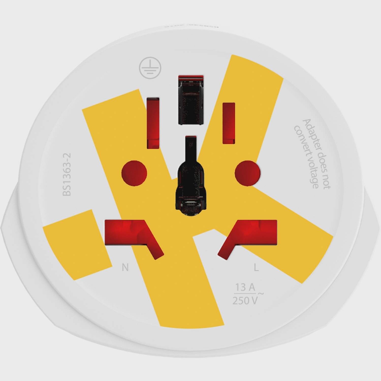Rejseadapter fra verden til Europa – jordet, flere lande billede