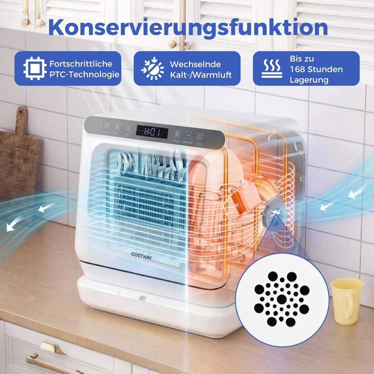 Bänkdiskmaskin – 6 program, inbyggd 8,25 liters tank | Hem & Hobby | Pryloteket