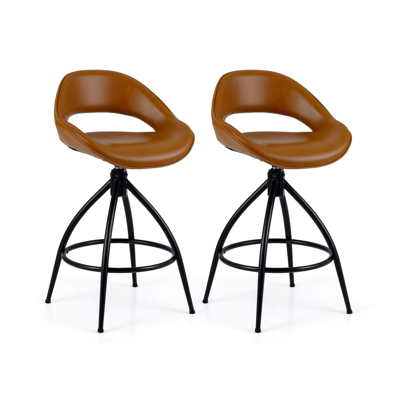 Roterende barstole sæt med 2 – Komfortabelt, ergonomisk design