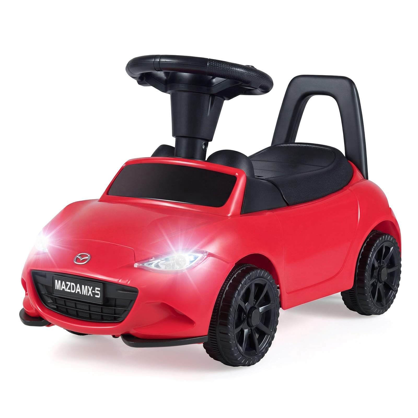 Åkbil för småbarn med lampor och förvaring – Röd | Hem & Hobby | Pryloteket