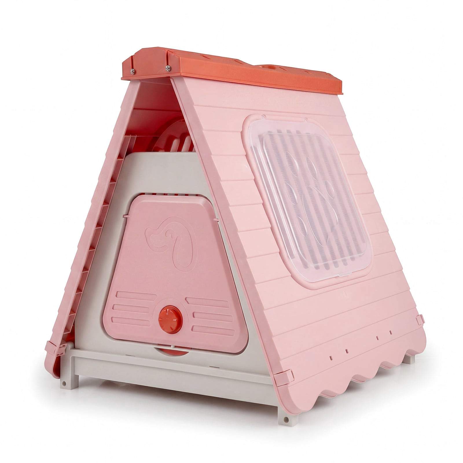 Hundkoja utomhus – ventilerad, hopfällbar, rosa, 72x60x68 cm | Hem & Hobby | Pryloteket