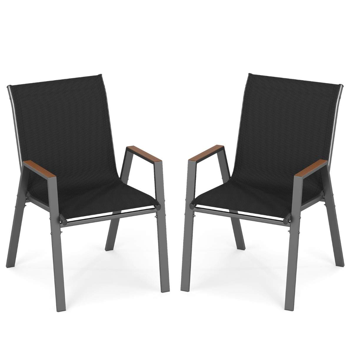 Åndbart Teslin havestolsæt – Stabelbart, ergonomisk