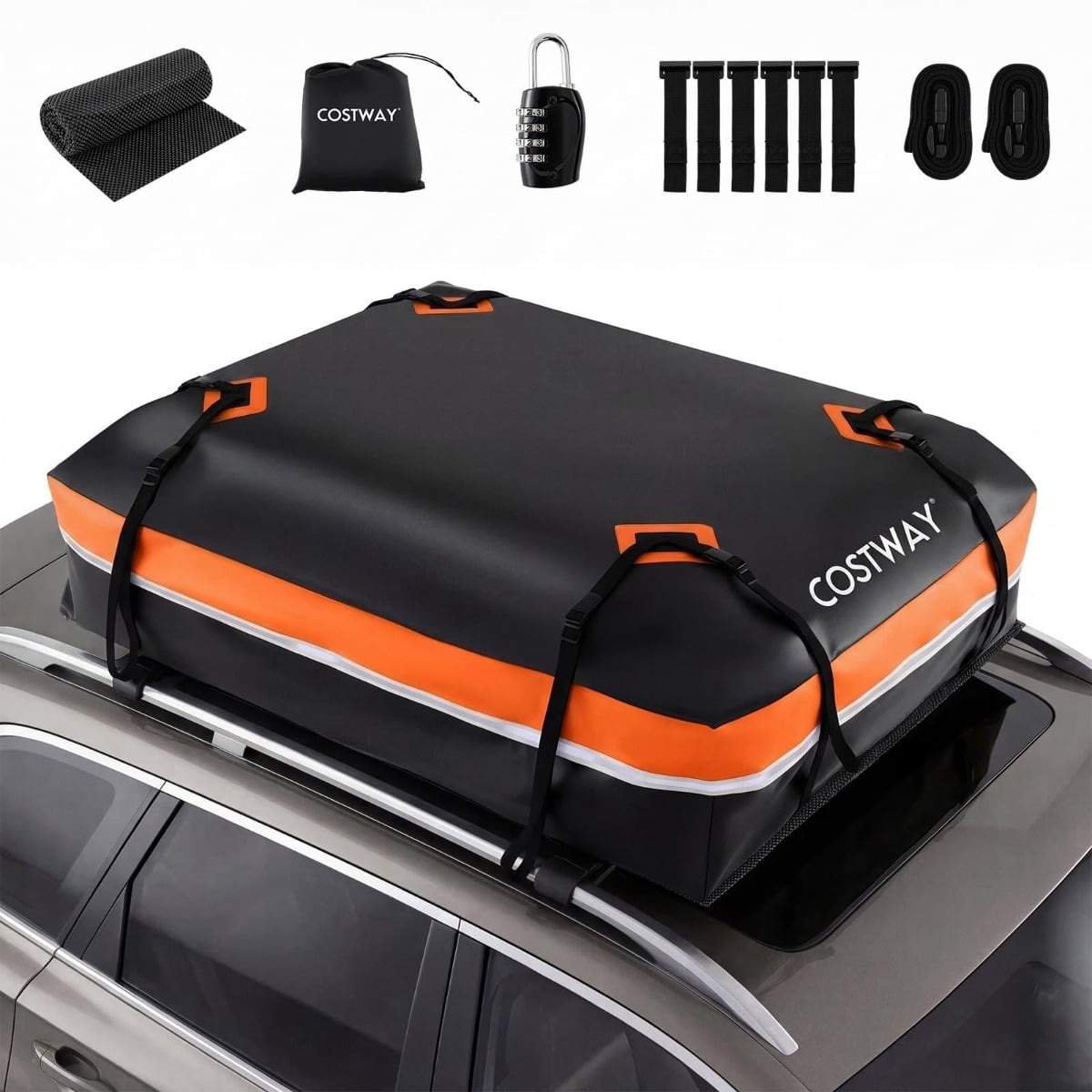 600L takbox för bil – Vattentät, hopfällbar, säker | Hem & Hobby | Pryloteket