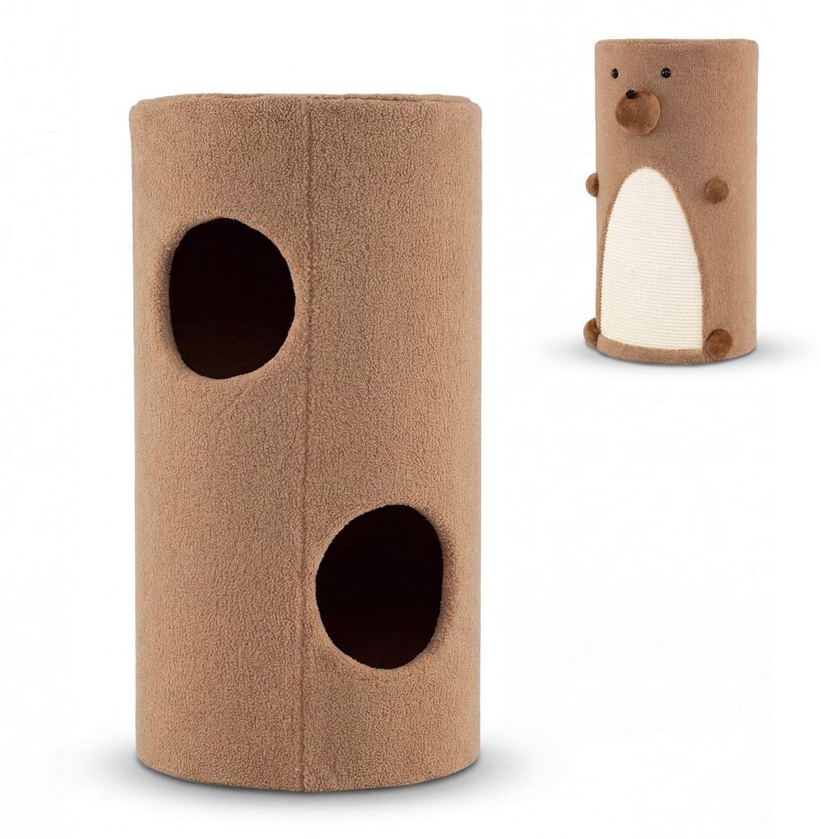 Katthus i två våningar med sisalmatta och mysigt gömställe | Hem & Hobby | Pryloteket